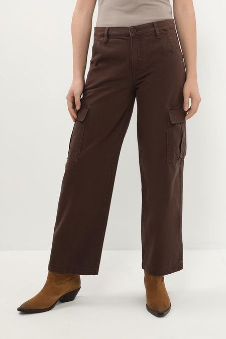 Брюки хлопковые с карманами Guess Jeans