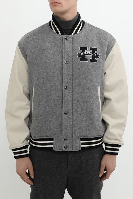 Куртка-бомбер комбинированная Tommy Hilfiger