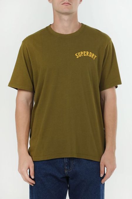 Футболка хлопковая с логотипом Superdry