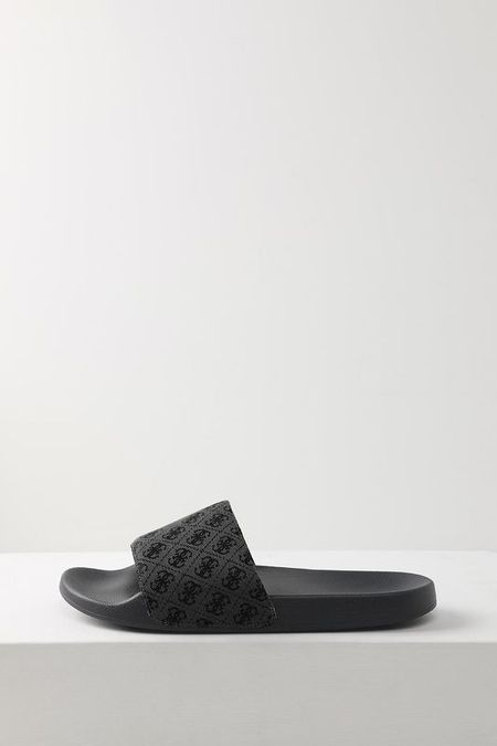 Шлепанцы с логотипом Guess