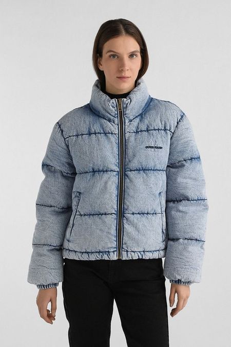 Куртка утепленная с воротником стойкой Guess Jeans