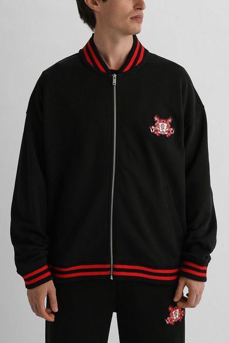 Куртка-бомбер хлопковая HUGO