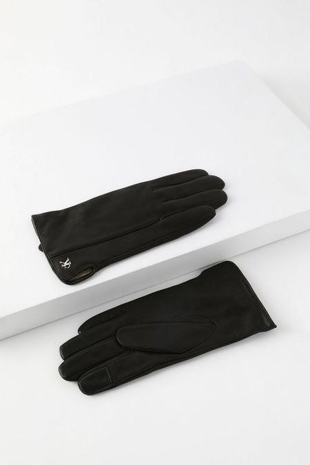 Перчатки кожаные Calvin Klein