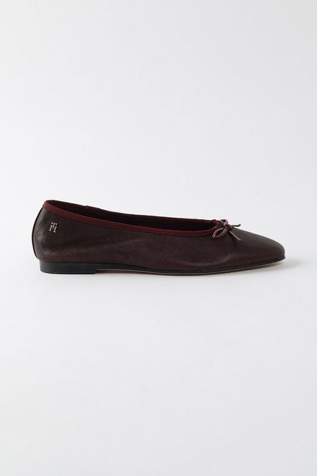 Балетки кожаные Tommy Hilfiger