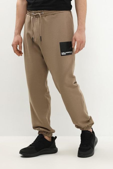 Джоггеры хлопковые на кулиске Karl Lagerfeld Jeans