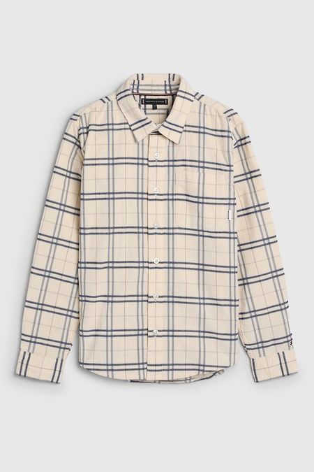Рубашка хлопковая в клетку Tommy Hilfiger