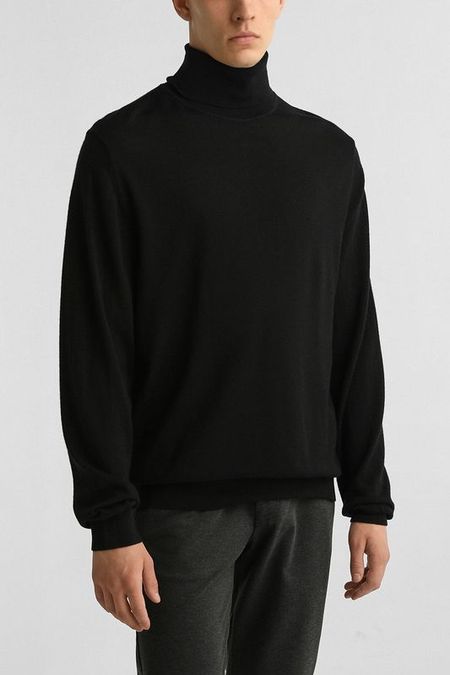 Водолазка шерстяная с высоким воротником Guess