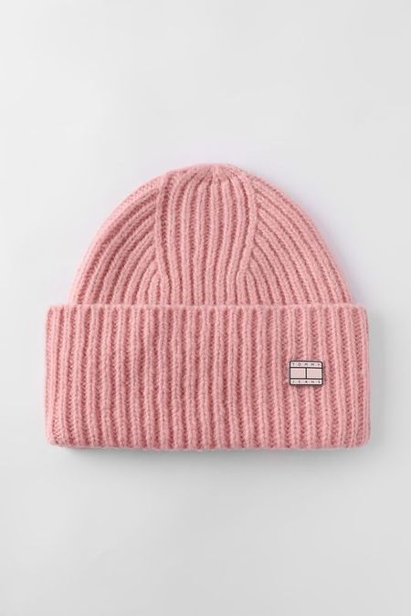 Шапка шерстяная с отворотом Tommy Jeans