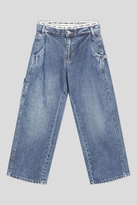 Джинсы с эффектом потертости Guess
