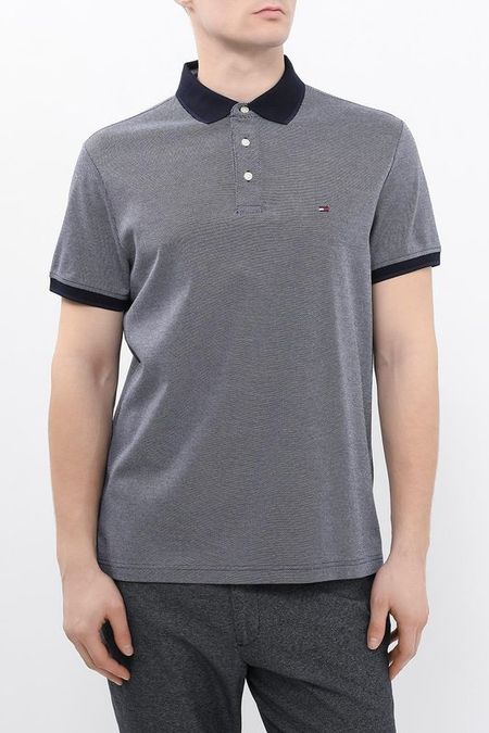 Поло хлопковое Tommy Hilfiger