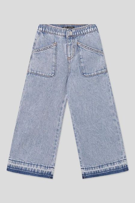 Джинсы на эластичном поясе с необработанным краем Republic of Denim