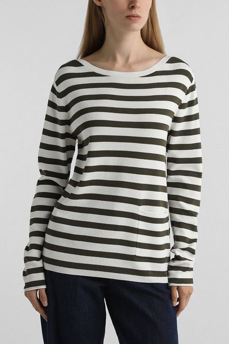 Джемпер в полоску с карманом Gerry Weber