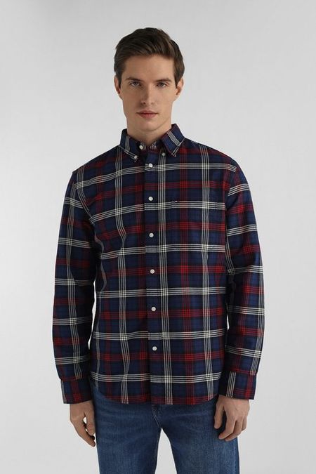 Рубашка хлопковая в клетку Tommy Hilfiger