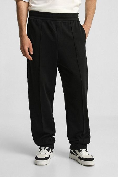 Брюки хлопковые на эластичном поясе Armani Exchange