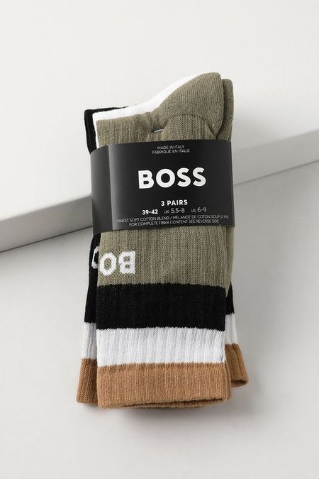 Набор из 3 пар хлопковых носков BOSS