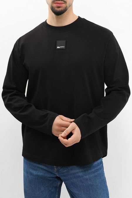 Лонгслив хлопковый Karl Lagerfeld Jeans