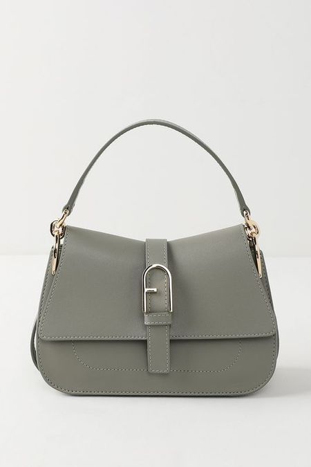 Сумка сэтчел кожаная Flow mini Furla