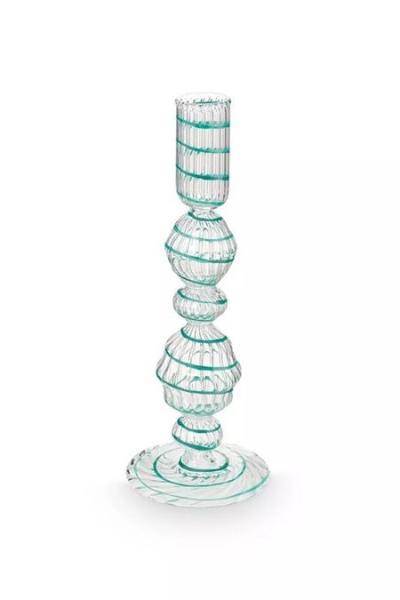 Подсвечник декоративный Swirl Light Blue Pip Studio