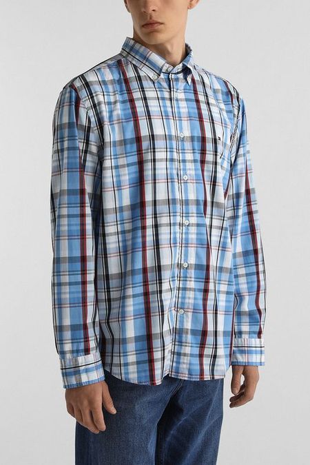 Рубашка хлопковая в клетку Tommy Hilfiger