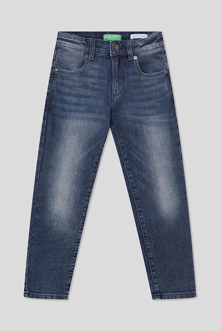 Джинсы с эффектом потертости Benetton