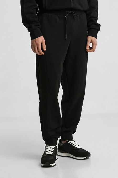 Брюки спортивные хлопковые на кулиске Guess
