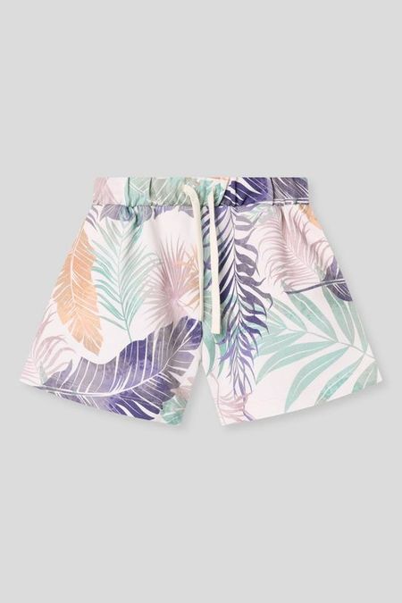 Шорты хлопковые на кулиске Benetton