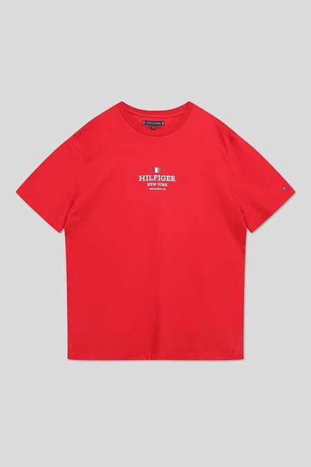 Футболка хлопковая с логотипом Tommy Hilfiger