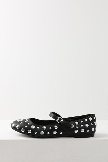 Балетки с заклепками Karl Lagerfeld