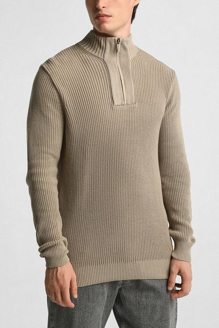 Пуловер с воротником на молнии Guess