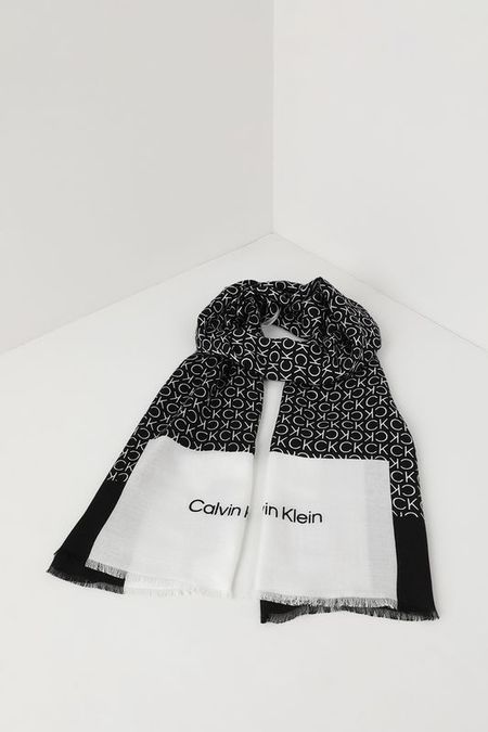 Шарф с монограммой логотипа Calvin Klein