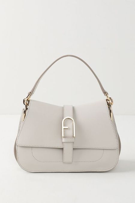 Сумка сэтчел кожаная Flow mini Furla