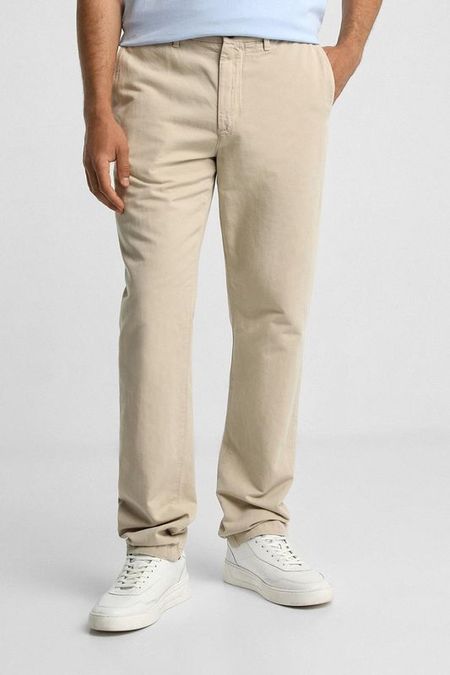 Брюки хлопковые зауженного кроя Tommy Hilfiger