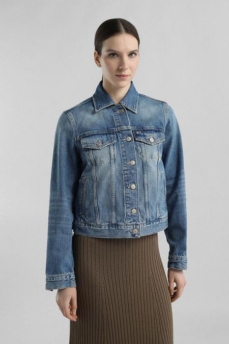 Куртка джинсовая с принтом Tommy Jeans