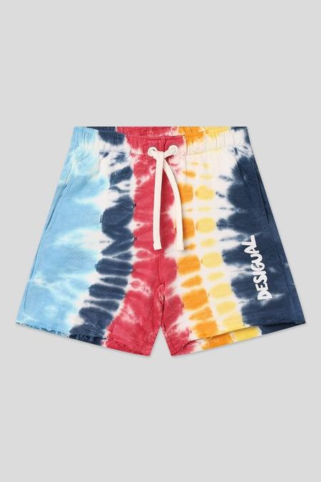Шорты хлопковые с принтом Desigual