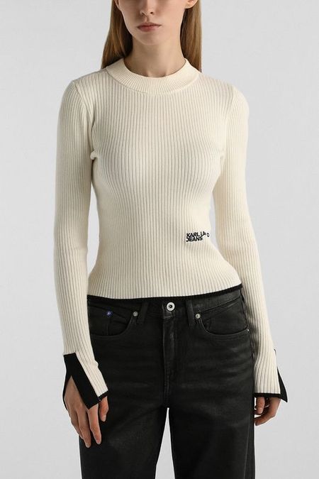 Джемпер с разрезами на рукавах Karl Lagerfeld Jeans