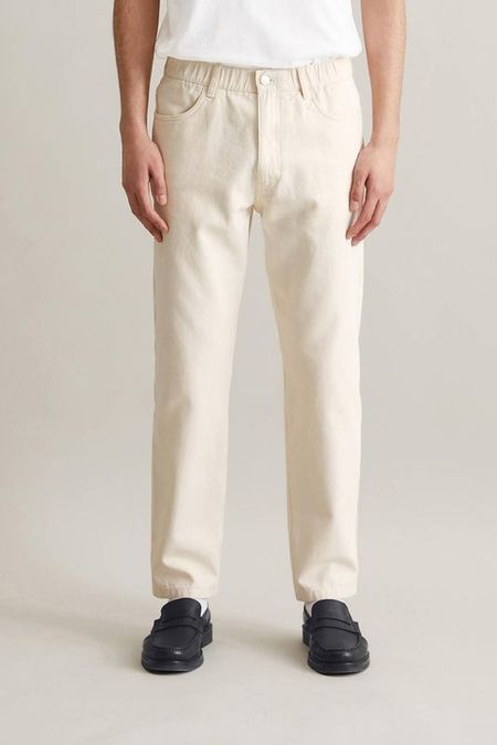 Брюки хлопковые на эластичном поясе Marc O'Polo Denim