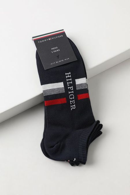 Набор из 2 пар хлопковых носков коротких с логотипом Tommy Hilfiger