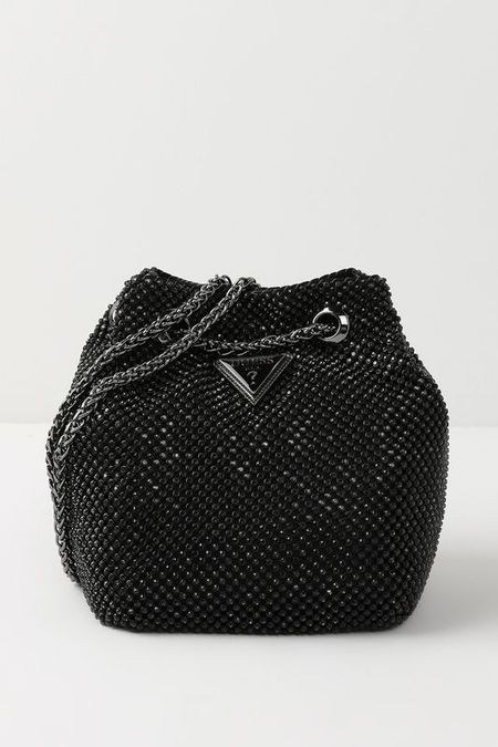Сумка мешок со стразами Zalina Guess
