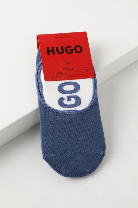Набор из 3 пар хлопковых подследников HUGO