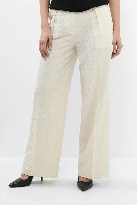 Брюки свободного кроя с защипами Calvin Klein
