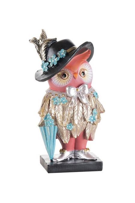 Фигурка декоративная Сова в шляпке Décor Karlsbach