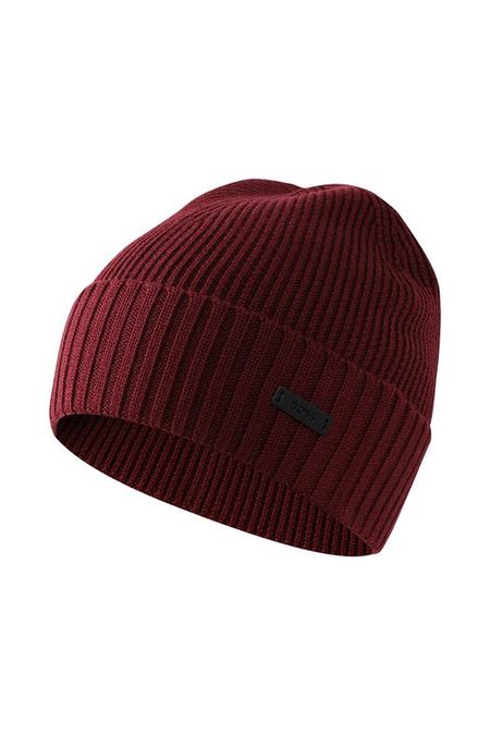 Шапка шерстяная с отворотом BOSS