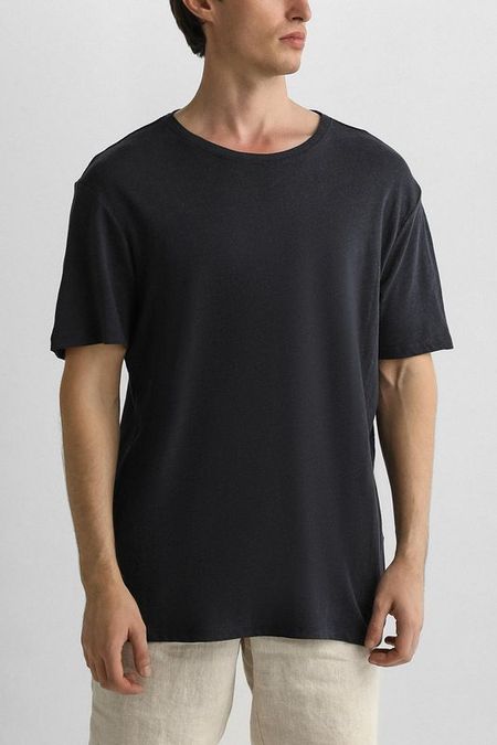 Футболка из льна и хлопка Casual Friday