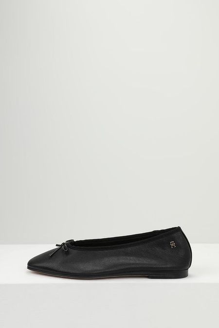 Балетки кожаные Tommy Hilfiger