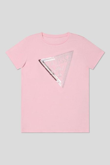 Футболка хлопковая с логотипом Guess