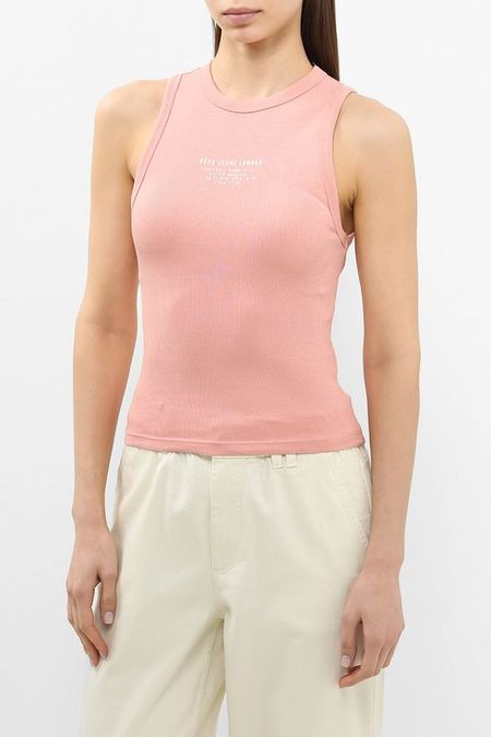 Хлопковая майка PEPE JEANS