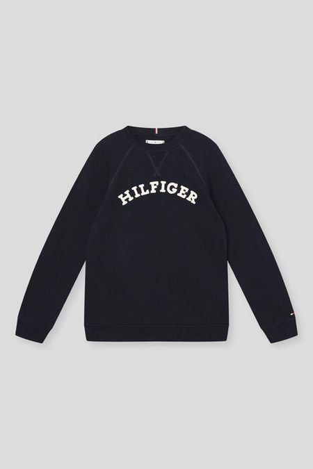 Свитшот хлопковый с логотипом Tommy Hilfiger