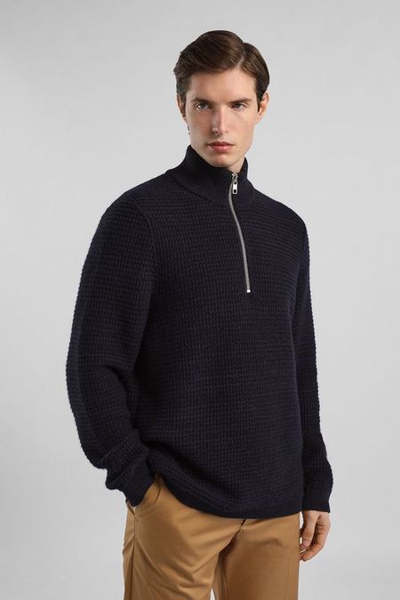 Джемпер шерстяной с воротником на молнии Marc O'Polo Denim