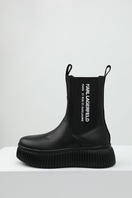 Полусапоги челси кожаные Karl Lagerfeld