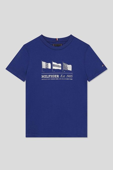 Футболка хлопковая с принтом Tommy Hilfiger